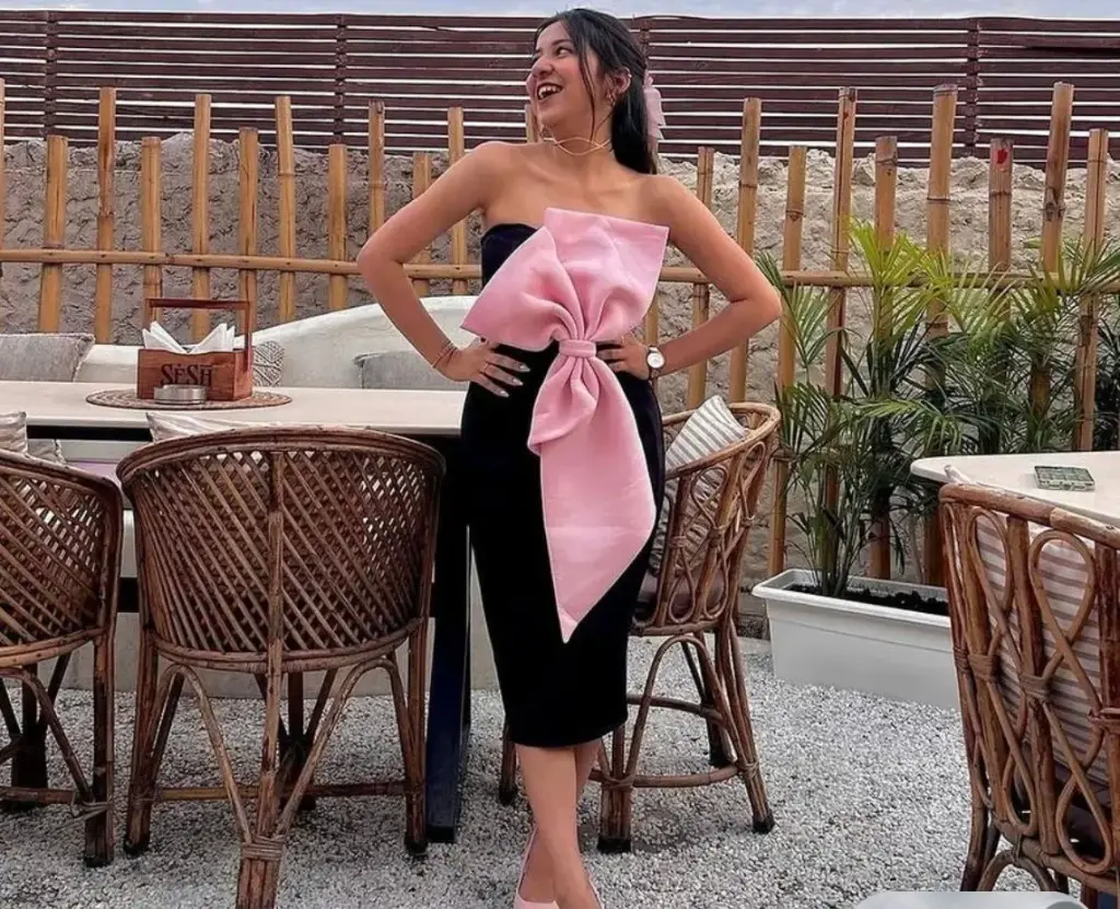 Elysia Bow Statement Dress