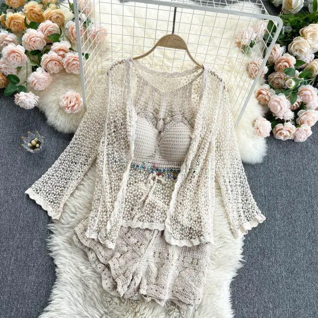 JULES 3 PIECE COORD SET - RESORTWEAR SET 