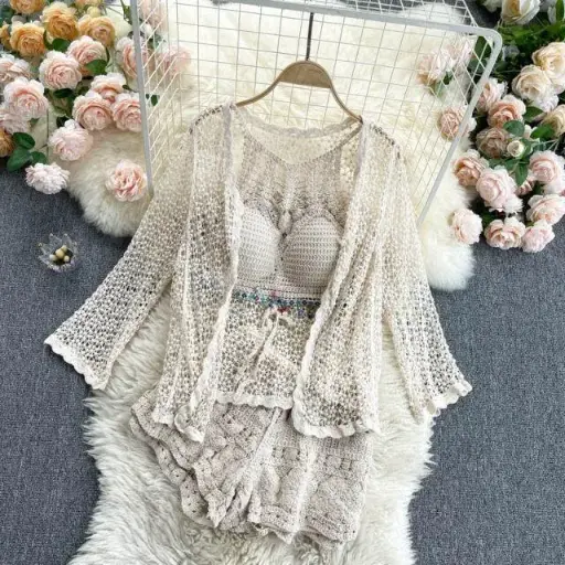 JULES 3 PIECE COORD SET - RESORTWEAR SET 